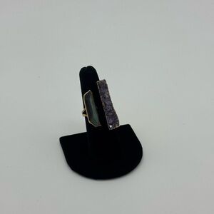 Vintage Purple and Green Stone Ring